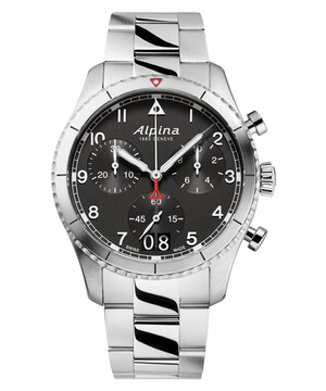 Alpina AL-372BW4S26B zegarek lotniczy z chronografem