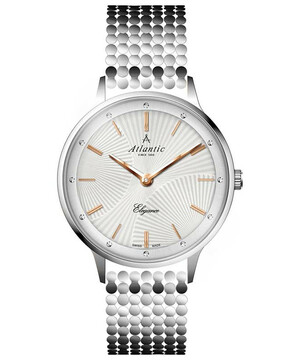 Atlantic Elegance 29042.41.21R zegarek damski z kryształkami.