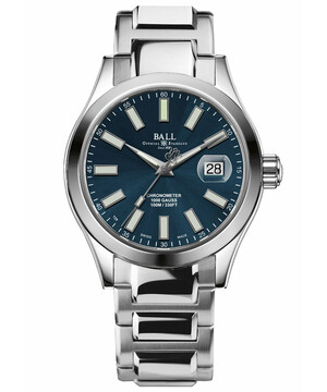 Zegarek męski Ball Engineer III Marvelight Chronometer NM9026C-S6CJ-BE z niebieską tarczą