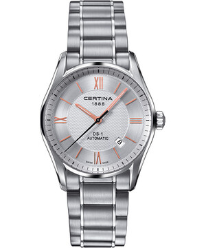 Zegarek automatyczny Certina DS-1 C006.407.11.038.01 na bransolecie.