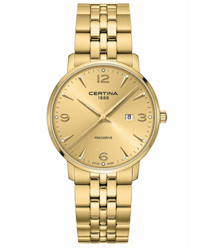 Zegarek Certina DS Caimano C035.410.33.367.00 w złotej kolorystyce