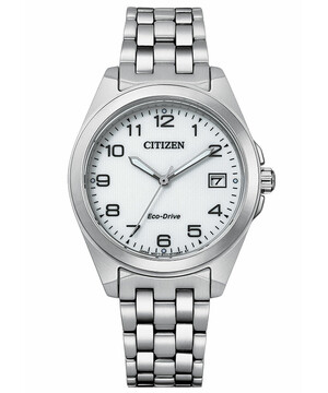 Zegarek damski Citizen z białą tarczą