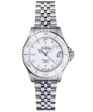 Zegarek Davosa Ternos Medium Automatic 166.195.01 w białej kolorystyce