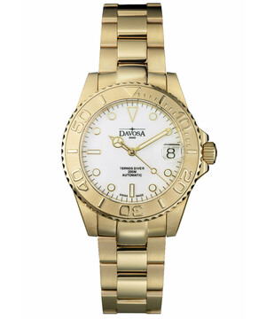 Zegarek nurkowy Davosa Ternos Medium Automatic 166.198.20 w kolorze złotym