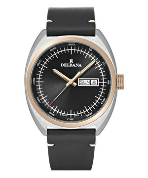 Delbana Locarno 53601.714.6.032 zegarek męski w stylu retro.
