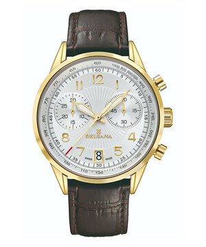 Delbana Retro Chronograph 42601.672.6.064 zegarek męski z chronografem.