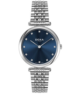 Doxa D-Lux 111.13.208.10 damski zegarek z kryształkami