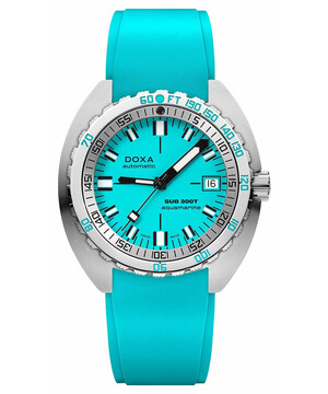 Turkusowy zegarek nurkowy Doxa Aquamarine