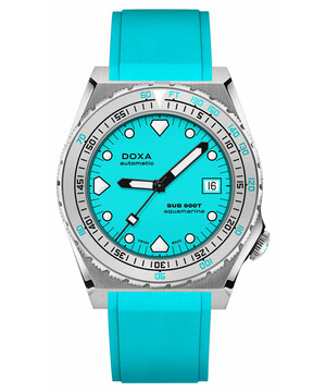 Turkusowy zegarek nurkowy Doxa Aquamarine