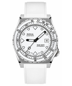 Biały zegarek do nurkowania Doxa