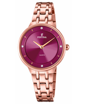 Zegarek damski różowe złoto PVD Festina F20602/2