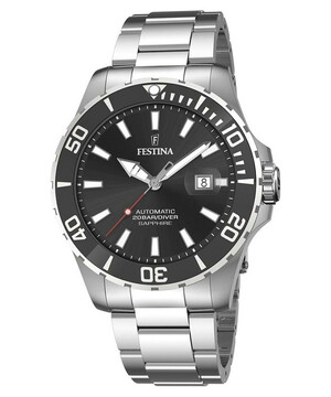 Festina Automatic F20531/4 zegarek męski do nurkowania ze szkłem szafirowym.