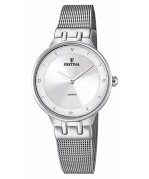 Festina F20597/1 srebrny zegarek damski