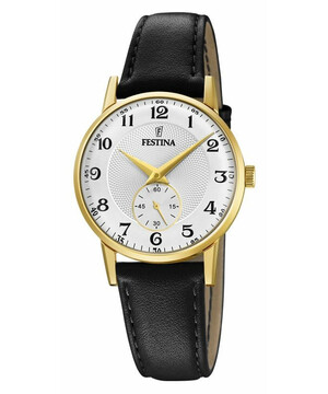 Festina Retro F20571/1 pozłacany zegarek damski vintage.