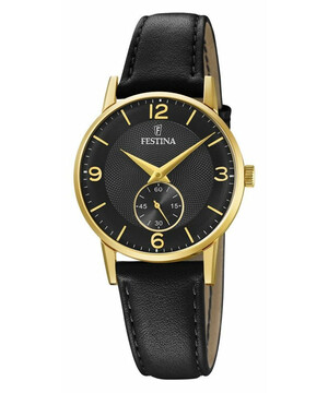 Festina Retro F20571/4 pozłacany zegarek damski vintage.