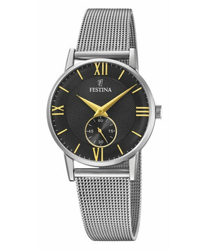 Festina Retro F20572/4 zegarek damski vintage na bransolecie mesh.
