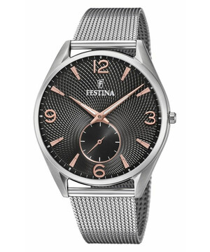 Festina Retro F6869/3 zegarek męski w stylu vintage.