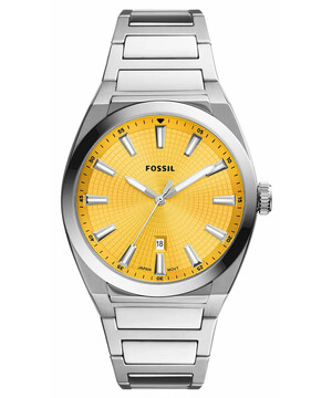 Zegarek męski z żółtą tarczą Fossil Yellow