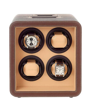 Rotomat na 4 zegarki Leanschi WM04-CHOC kolor brązowy
