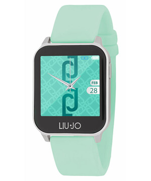 Jasnozielony zegarek dotykowy Liu Jo Energy.