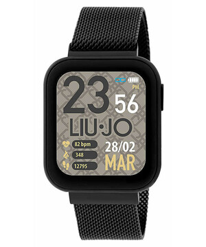 Czarny smartwatch modowy Liu Jo Man.