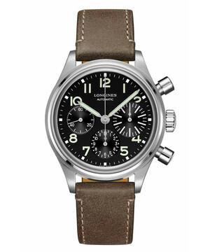 Szwajcarski zegarek lotniczy Longines Avigation BigEye L2.816.4.53.2