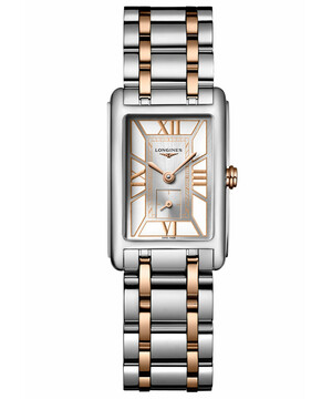 Prostokątny zegarek dla pań Longines DolceVita L5.255.5.75.7