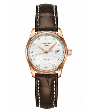 Złoty zegarek damski Longines Master Collection L2.257.8.87.3