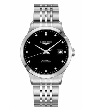 Longines Record L2.821.4.57.6
Szwajcarski zegarek z diamentami