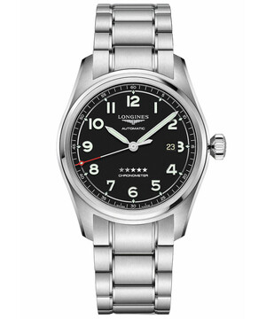 Longines Spirit Premium Edition L3.810.4.53.9 zegarek typu pilot