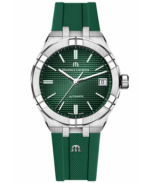 Zegarek męski Maurice Lacroix Aikon Automatic AI6007-SS000-630-5 z zieloną tarczą