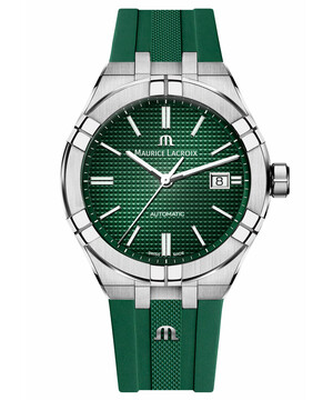 Zegarek Maurice Lacroix Aikon Automatic AI6008-SS000-630-5 z zieloną tarczą