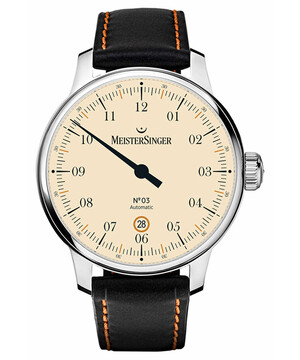 MeisterSinger DM903C niemiecki zegarek jednowskazówkowy