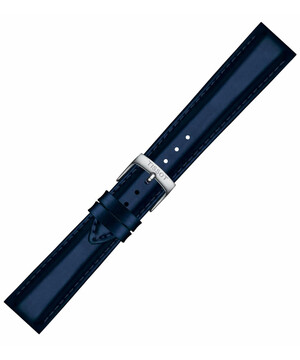 Oryginalny pasek Tissot T852.048.150 skórzany niebieski