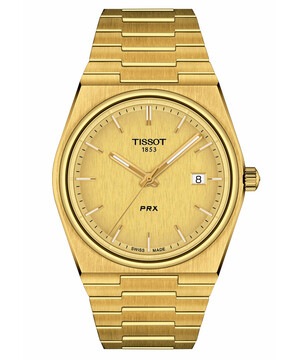 Zegarek Tissot PRX T137.410.33.021.00 w kolorze złota