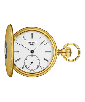 Zegarek kieszonkowy w kolorze złotym Tissot Savonnette Mechanical T867.405.39.013.00