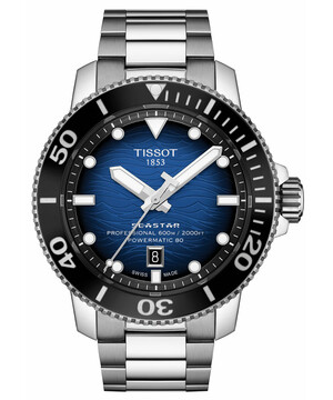 Zegarek nurkowy Tissot Seastar 2000 Professional z niebieską tarczą