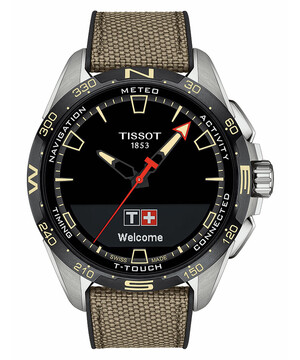 Tissot T-Touch Connect Solar T121.420.47.051.07 hybrydowy zegarek męski.