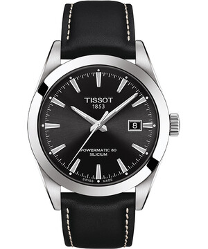 Tissot T127.407.16.051.00 Gentleman Powermatic 80 Silicium zegarek męski