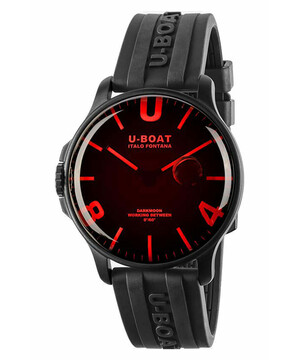 U-BOAT Darkmoon 44 Red IPB 8466 zegarek męski.