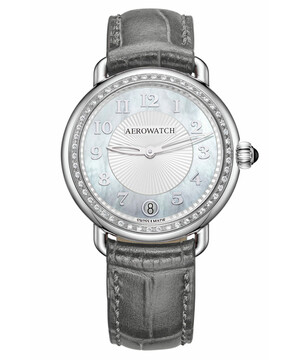 Damski zegarek z diamentami Aerowatch 1942 Lady