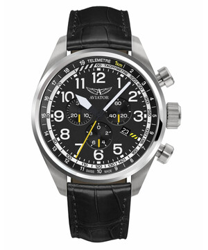 Męski zegarek z chronografem Aviator Airacobra P45