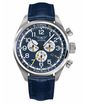 Męski zegarek z chronografem Aviator Airacobra P45