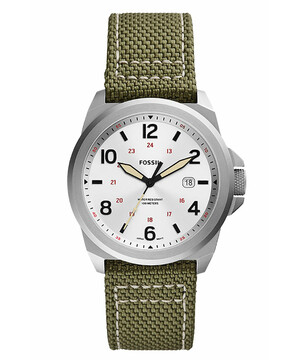 Klasyczny zegarek z jasną tarczą Fossil Branson FS5918