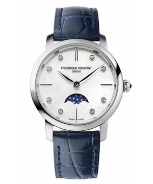 Szwajcarski zegarek Frederique Constant Slimline Moonphase