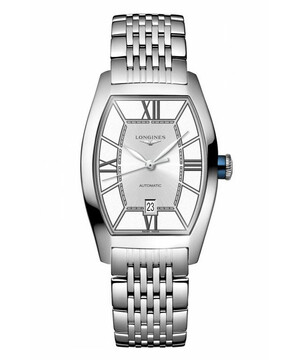 Szwajcarski zegarek Longines Evidenza L2.142.4.76.6 z jasnym cyferblatem.