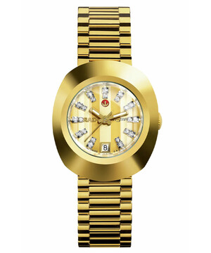 Pozłącany zegarek damski Rado Original Automatic