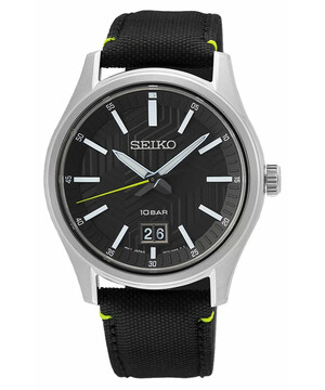 Męski zegarek na gumowym pasku Seiko Classic Conceptual Regular