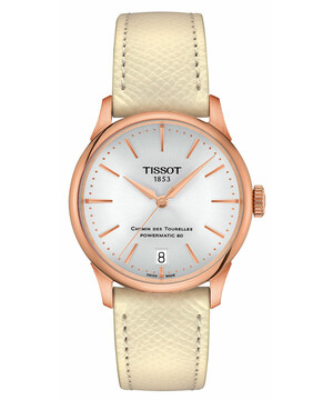 Damski zegarek Tissot Chemin Des Tourelles Powermatic 80