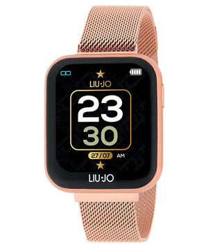 Pozłacany na różowo złoty kolor smartwatch Liu Jo